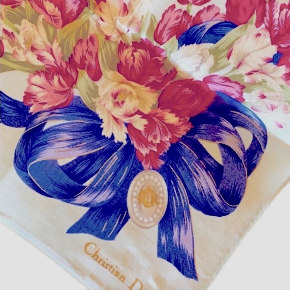𝅺CHRISTIAN DIOR Scarf - 18”x18” - Picture 2 of 6